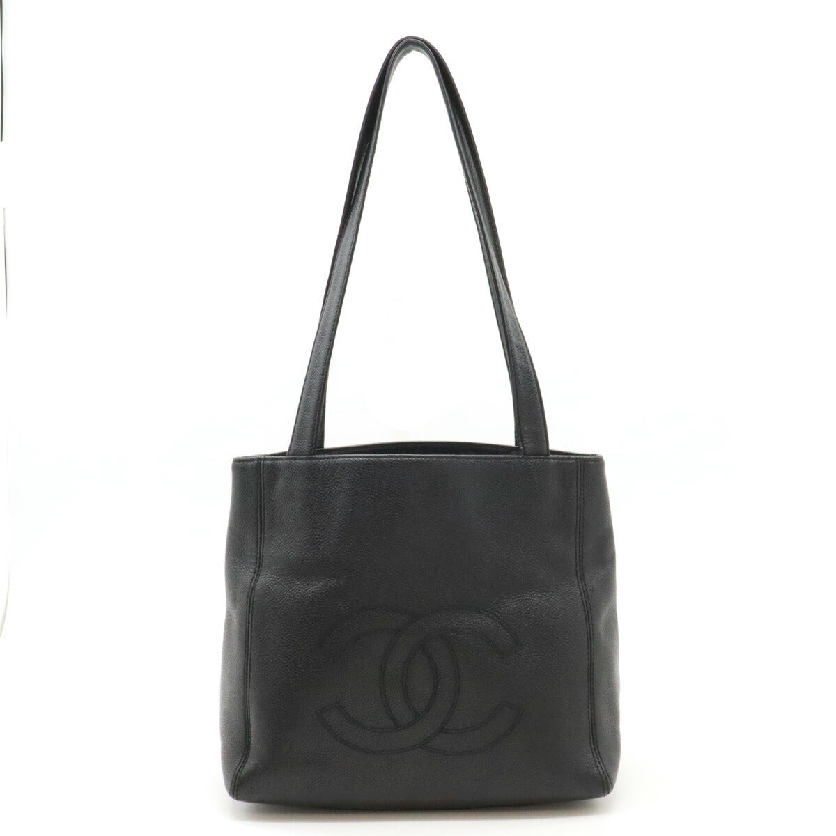 Chanel Caviar Skin Coco Mark Tote Bag