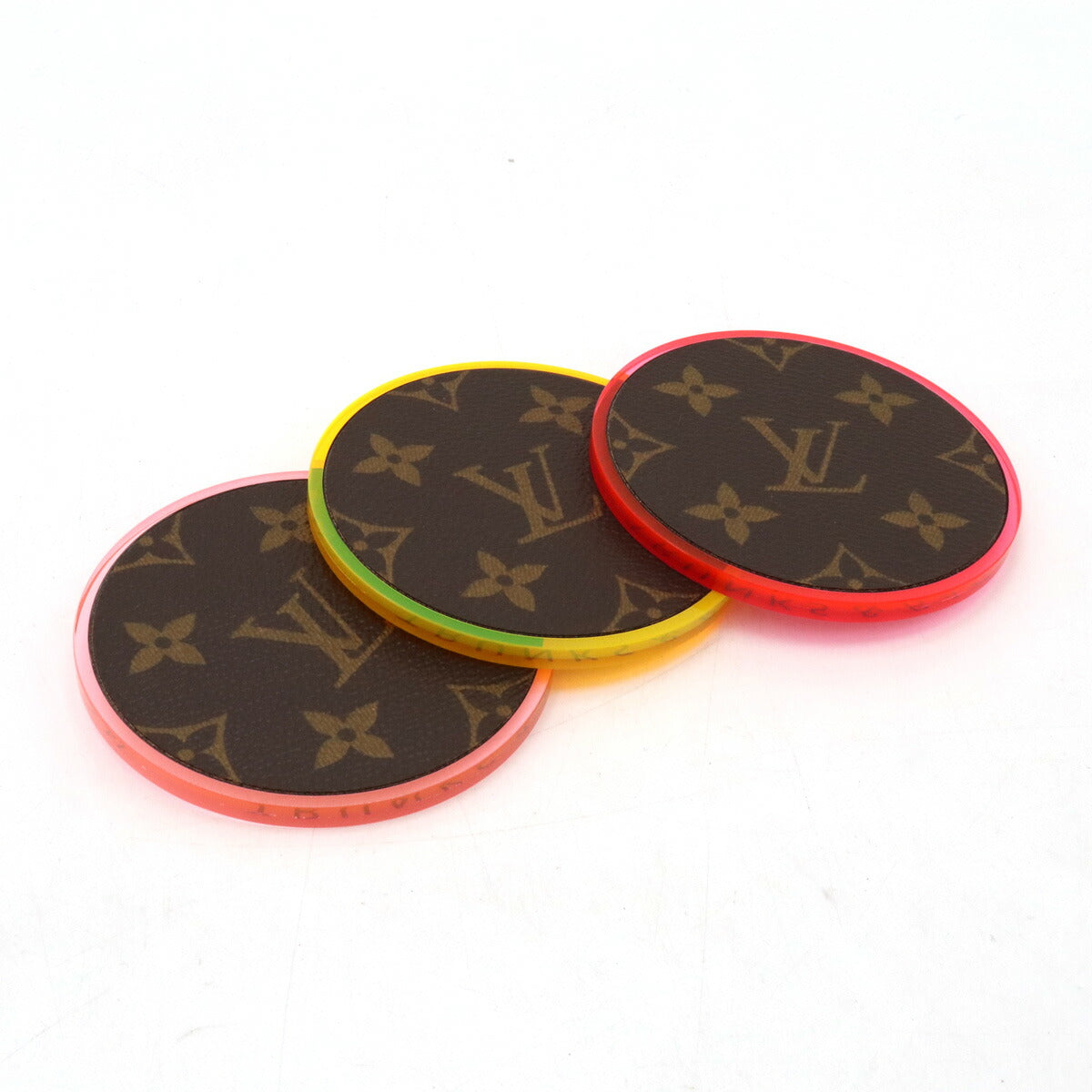 Louis Vuitton Monogram Coaster Set of 3