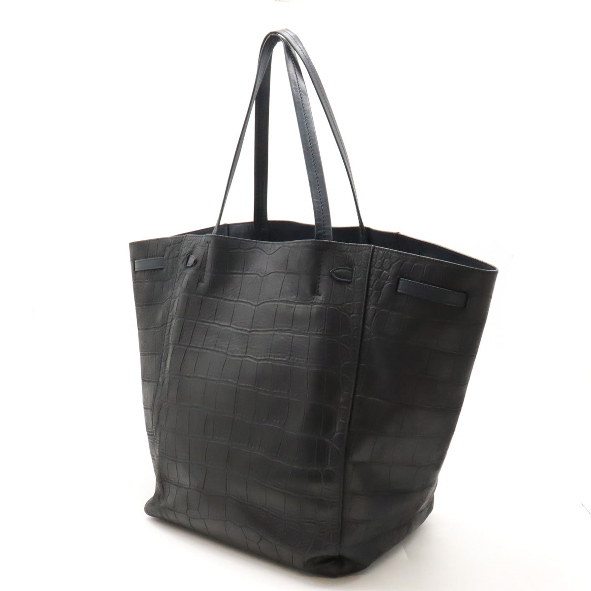 Celine Leather Phantom Tote Bag Black