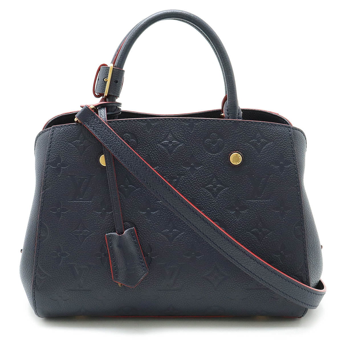 Louis Vuitton Monogram Empreinte Montaigne BB Handbag M42747