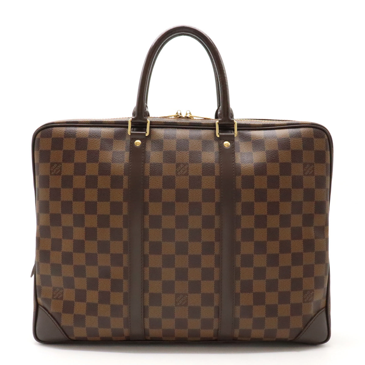 Louis Vuitton Damier Business Bag Briefcase N41124 in Very Good Condition