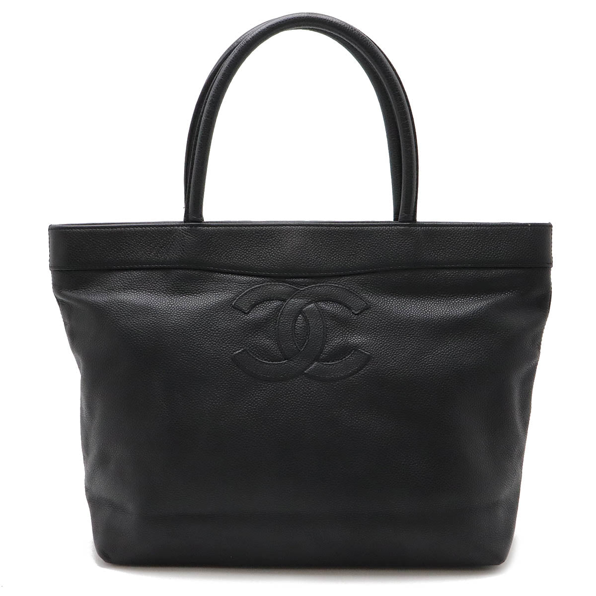 Chanel Caviar Leather Coco Mark Tote Bag