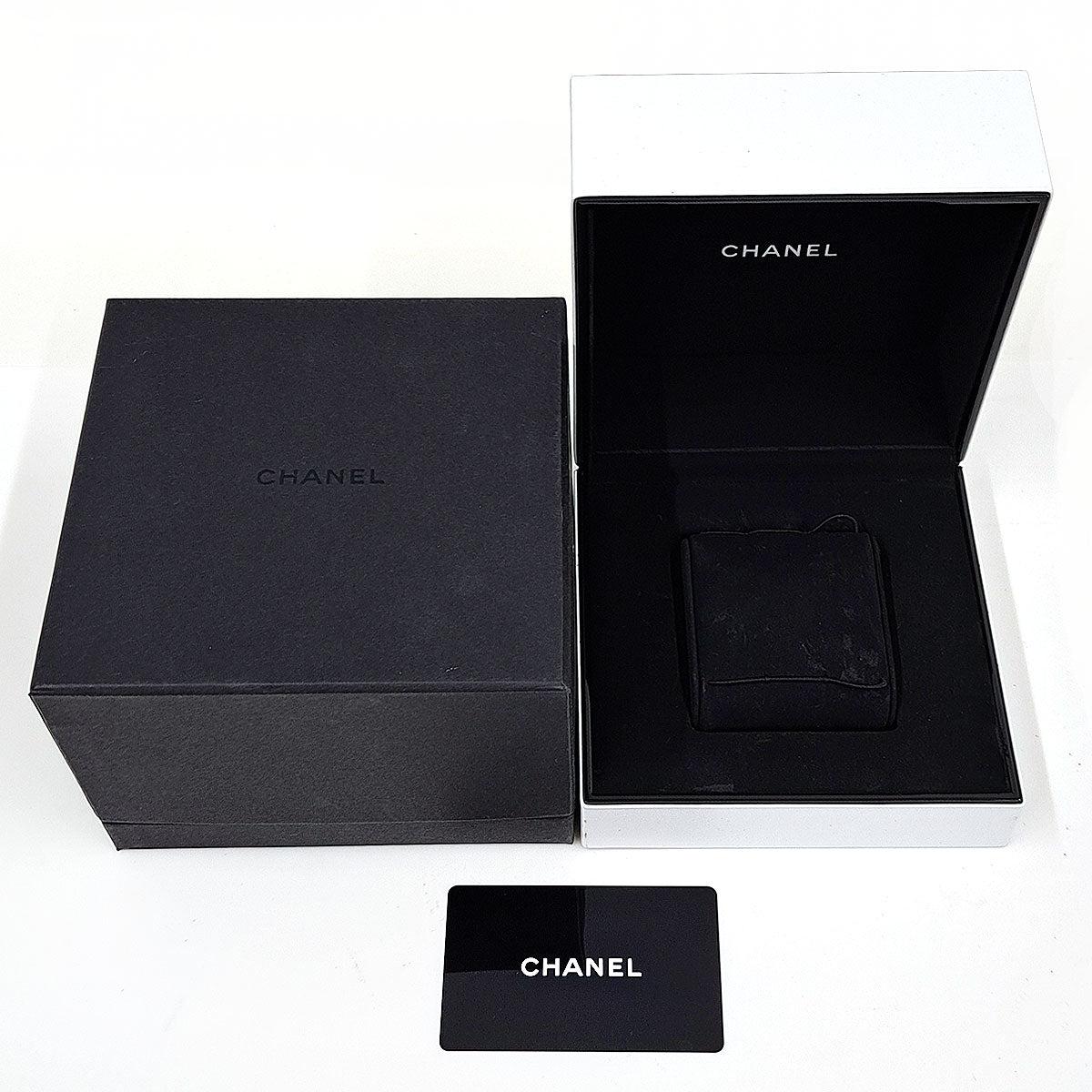 Chanel Stainless Steel Leather Quartz Watch H4559