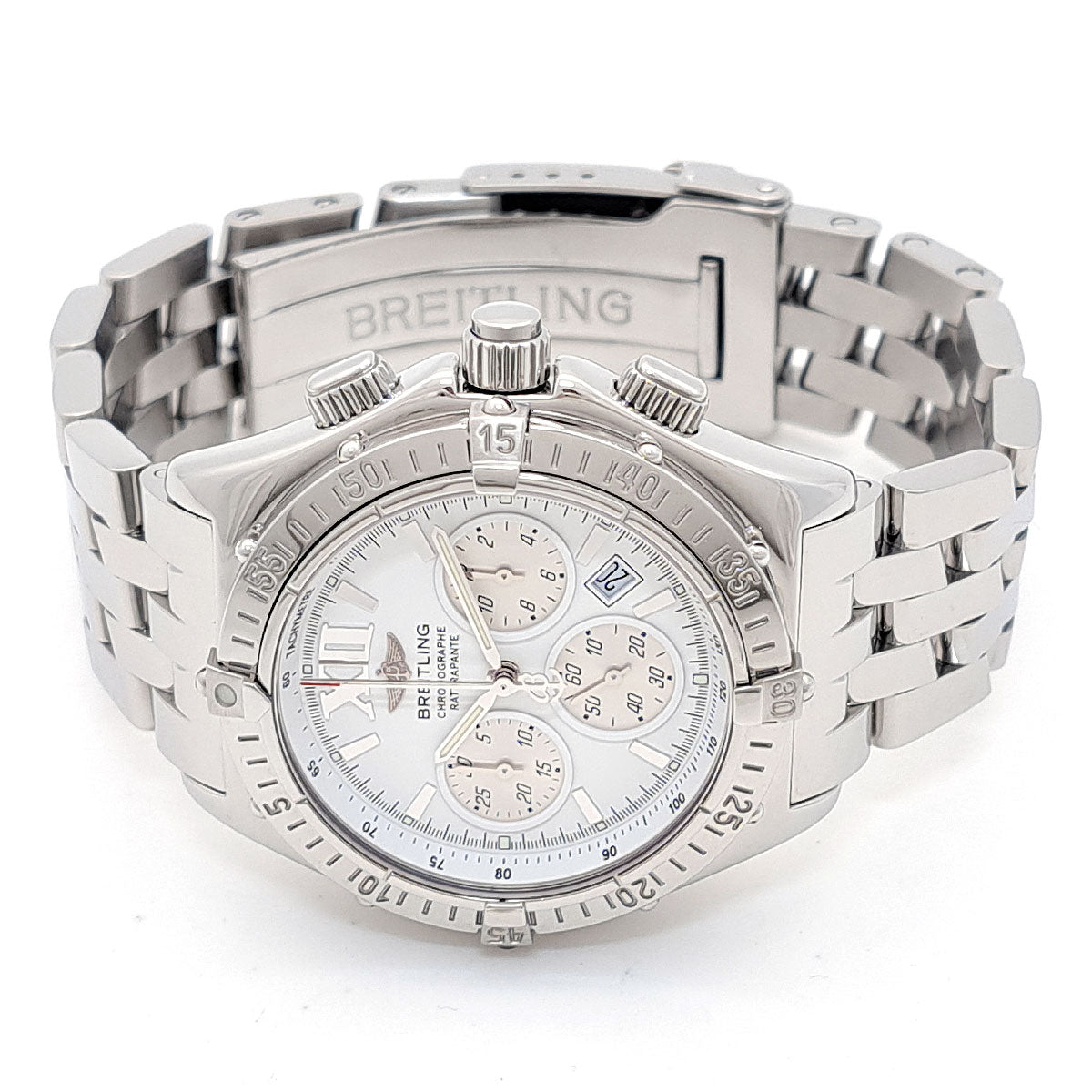 Breitling Stainless Steel Quartz Watch A69348