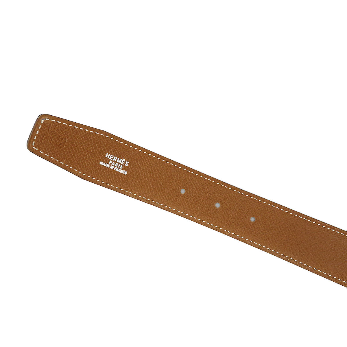 Hermes Reversible Leather Belt Black Brown