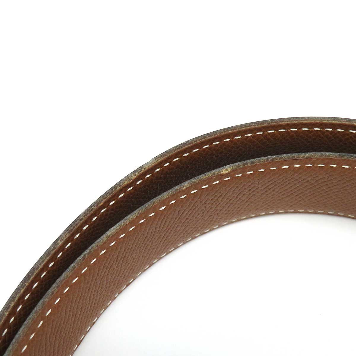 Hermes Reversible Leather Belt Black Brown