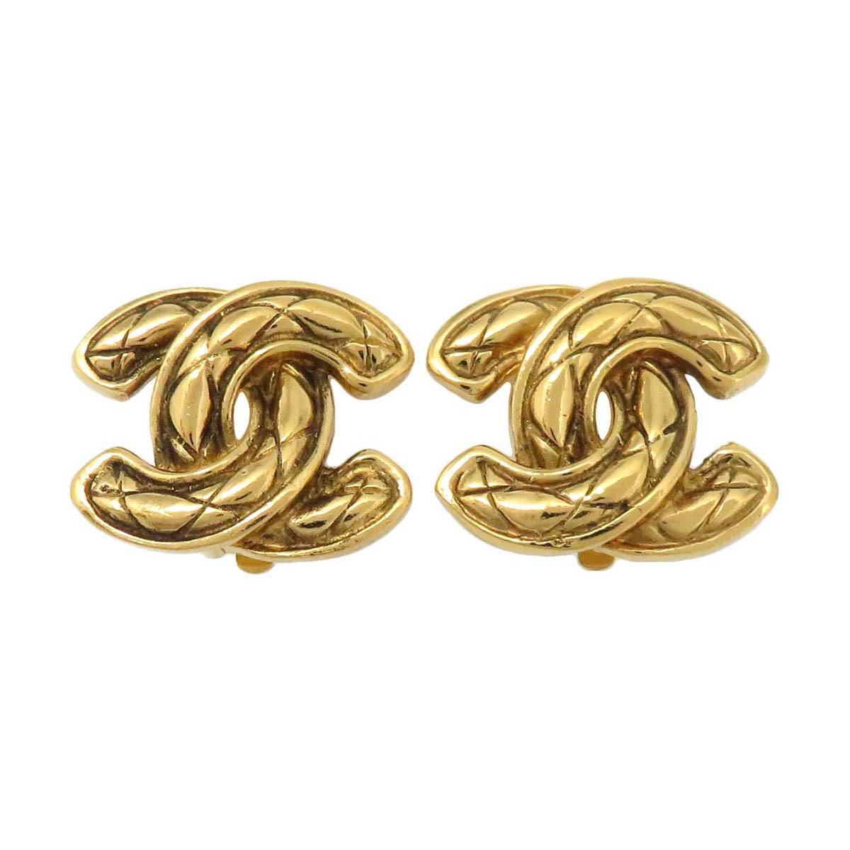 Chanel Vintage Coco Mark Earrings