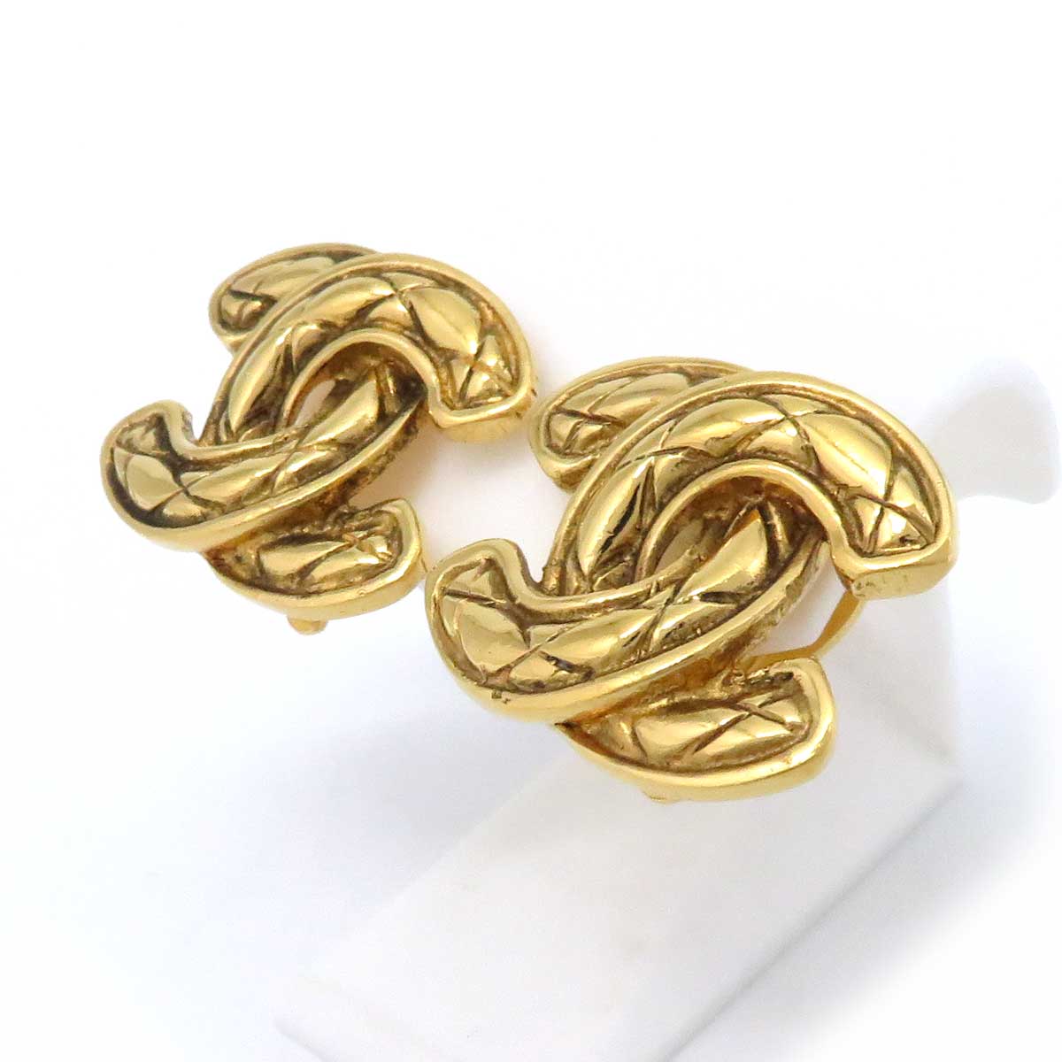 Chanel Vintage Coco Mark Earrings