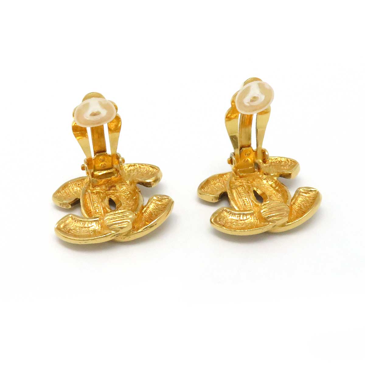 Chanel Vintage Coco Mark Earrings