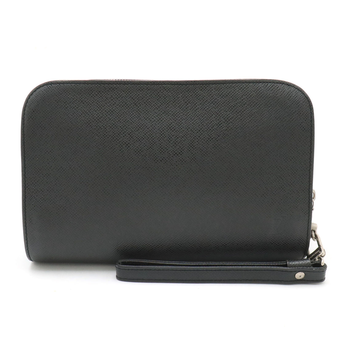 Louis Vuitton Taiga Baikal Clutch Bag Black