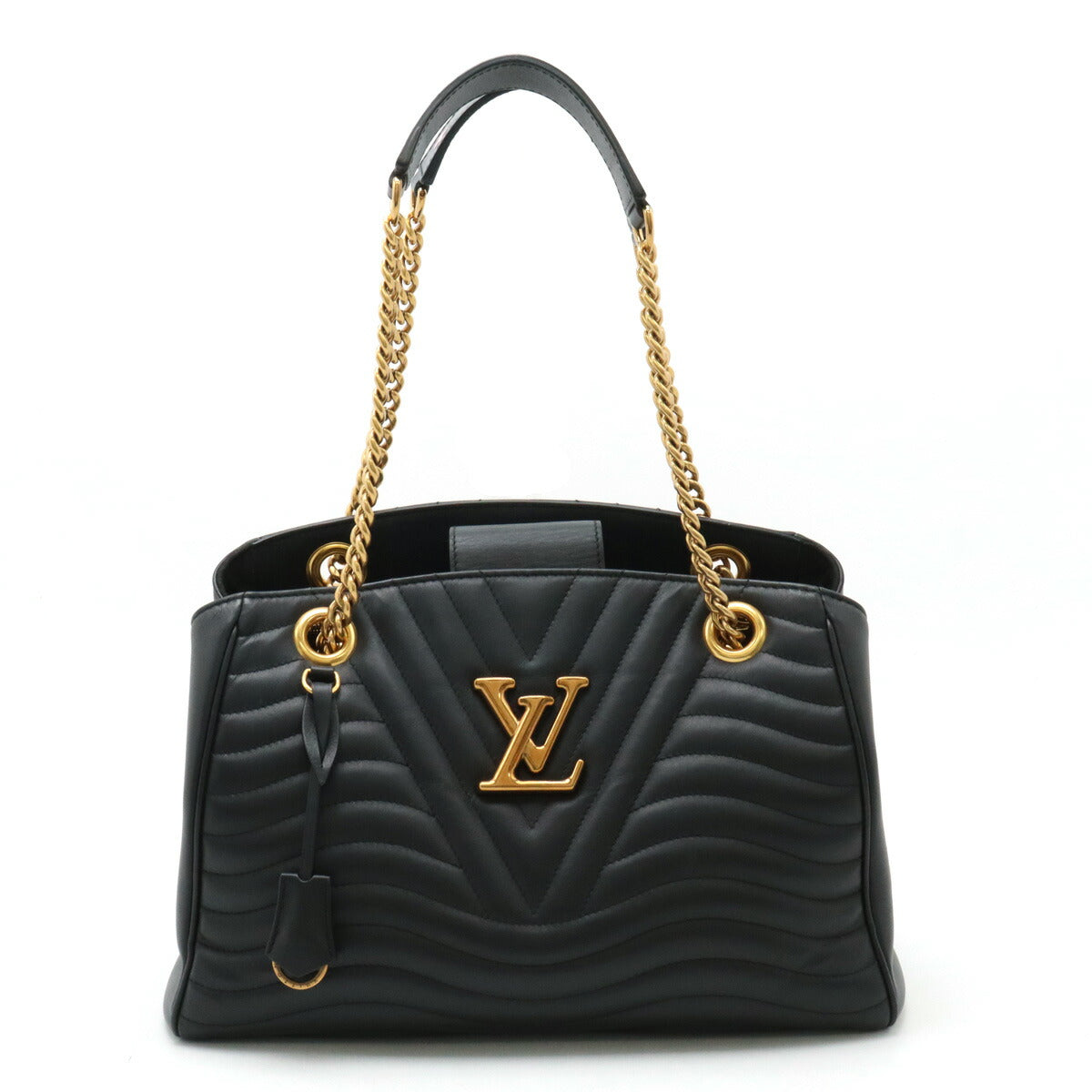 Louis Vuitton New Wave Chain Tote Black M51496