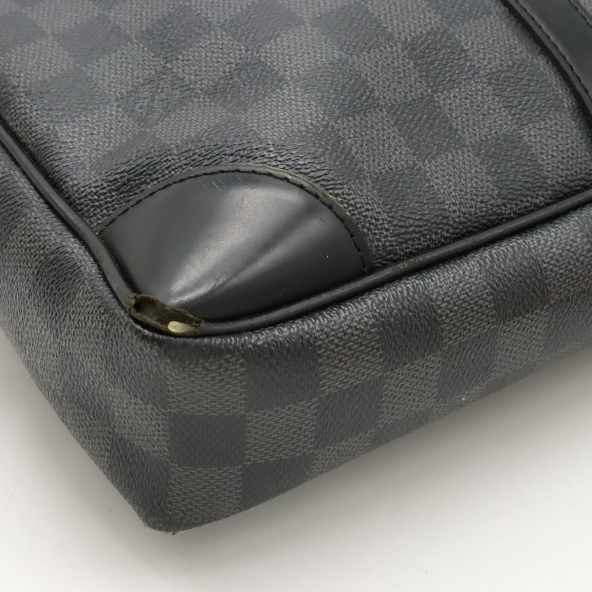 Louis Vuitton Damier Graphite Business Bag N41125 in Good Condition