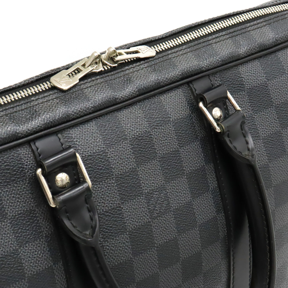 Louis Vuitton Damier Graphite Business Bag N41125 in Good Condition