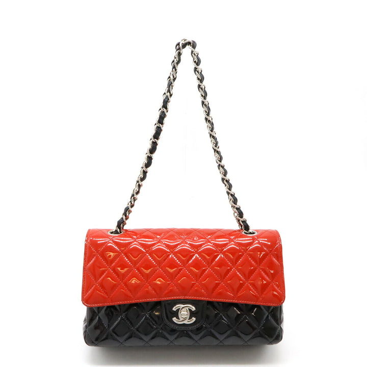 Chanel Patent Leather Matelasse Shoulder Bag