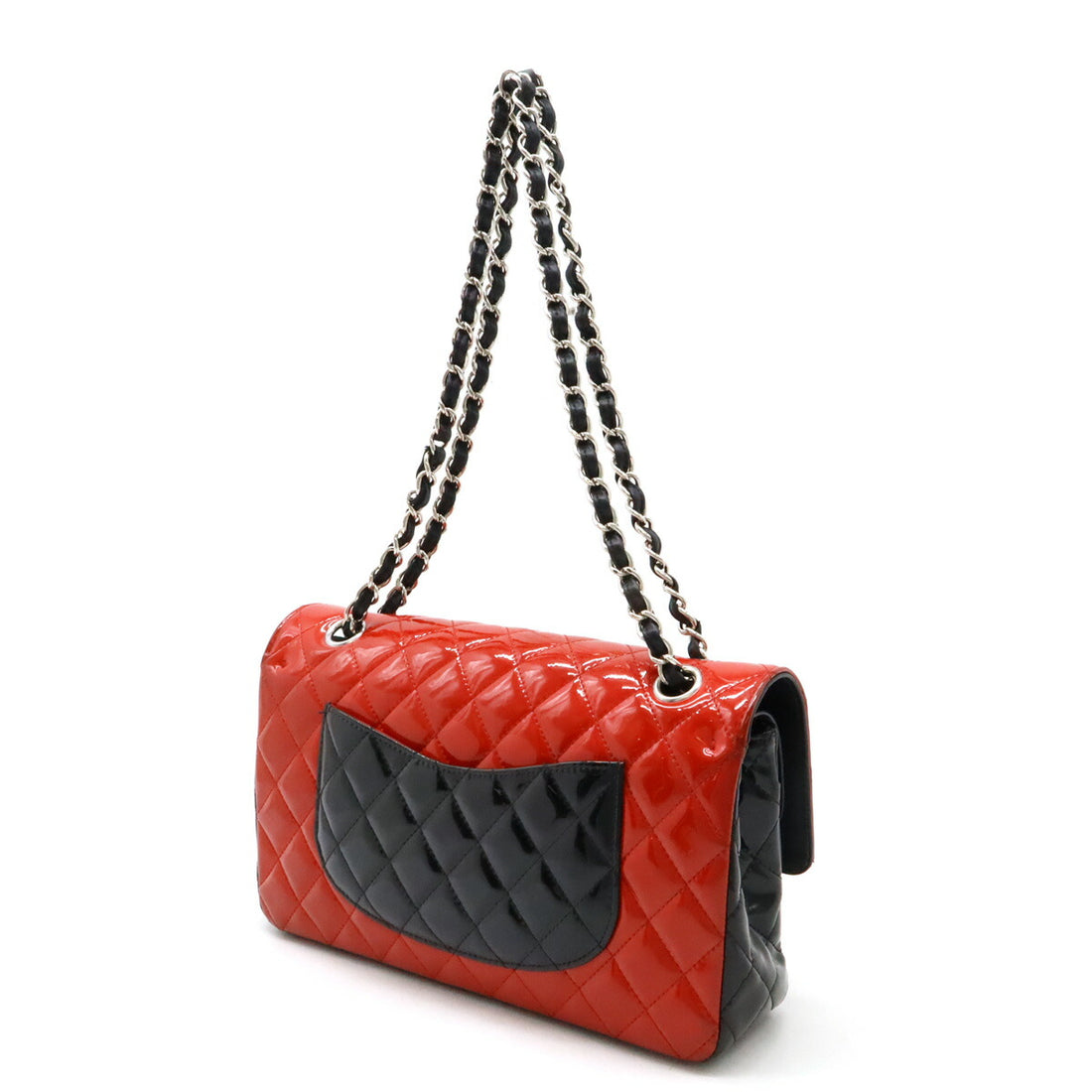 Chanel Patent Leather Matelasse Shoulder Bag