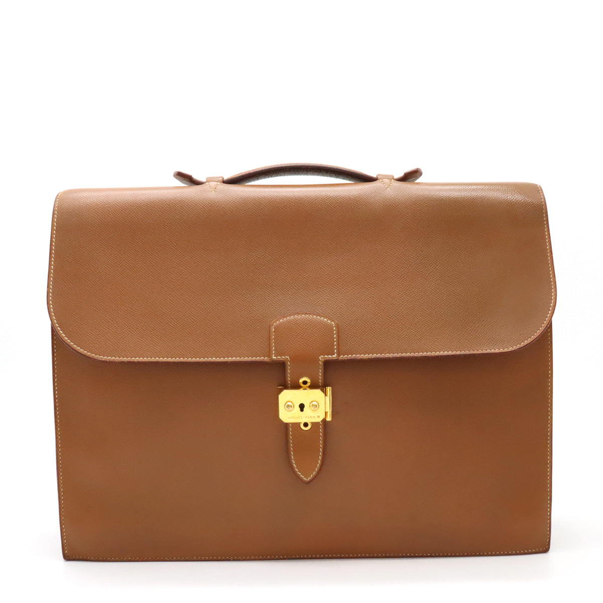 Hermes Sac a Depeche 41 Briefcase Gold