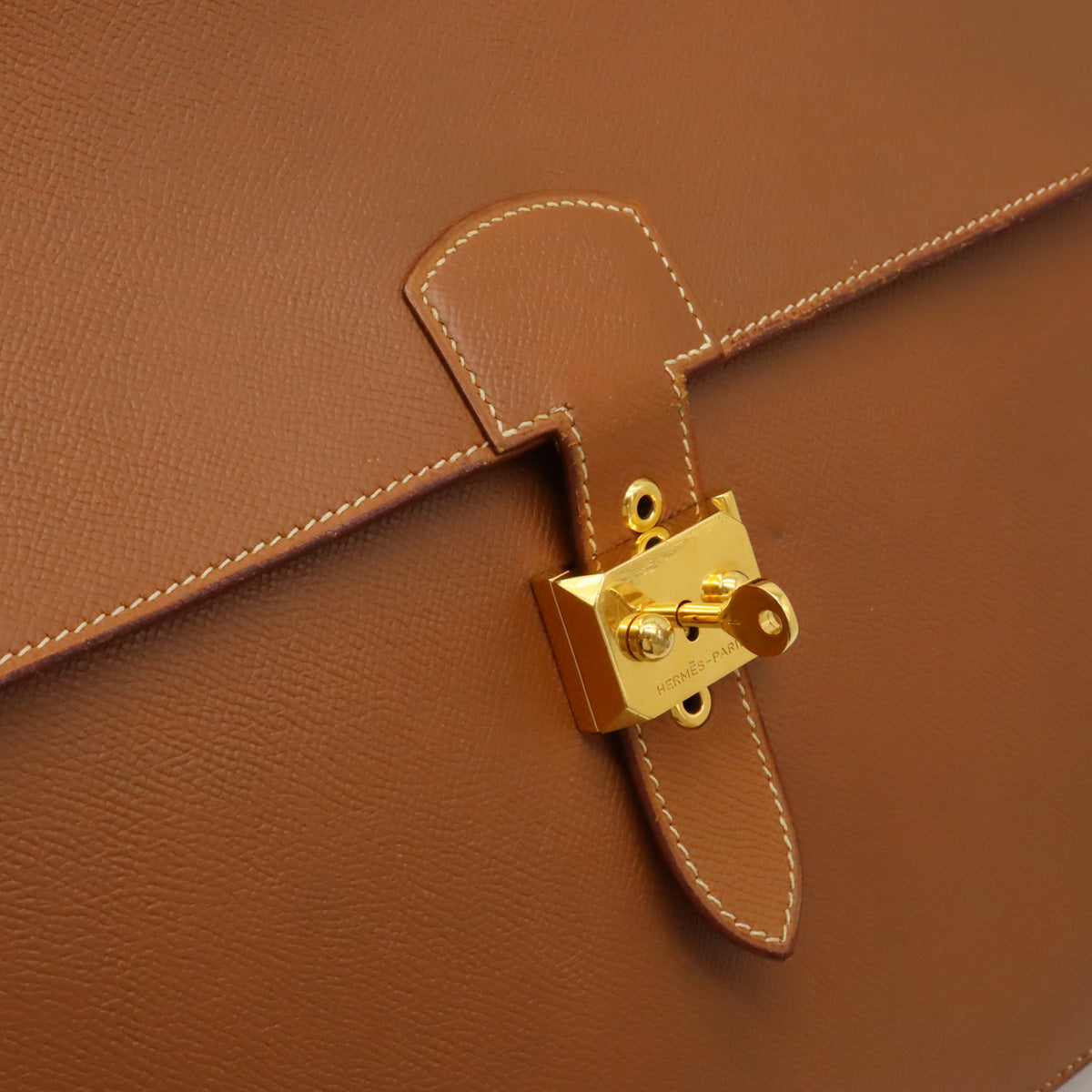 Hermes Sac a Depeche 41 Briefcase Gold