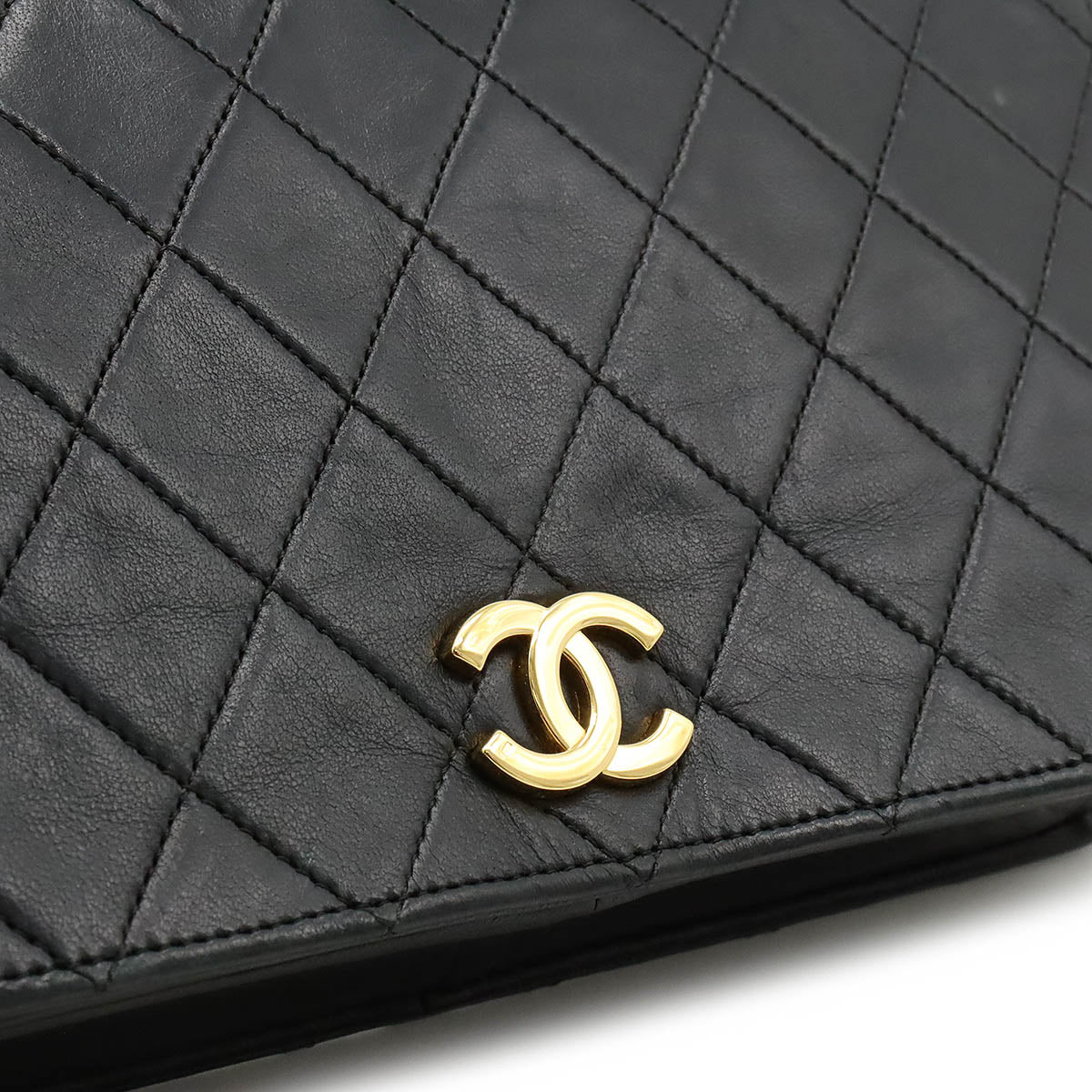 Chanel Leather Matelasse Coco Mark Chain Shoulder Bag in Good Condition