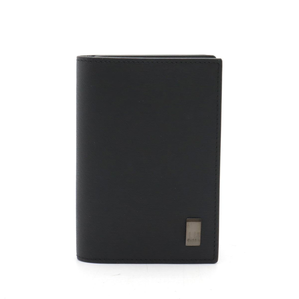 Dunhill Leather SIDECAR Card Case Black in Pristine Condition