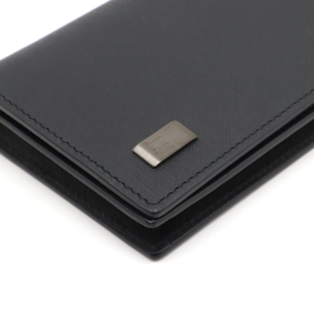 Dunhill Leather SIDECAR Card Case Black