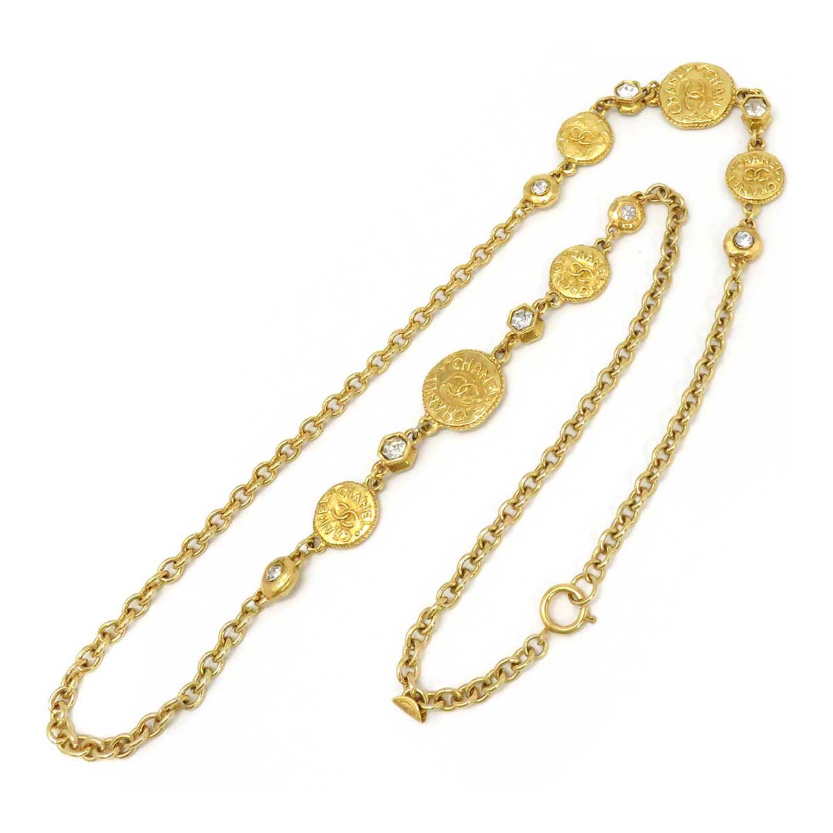 Chanel Vintage Coco Mark Long Necklace