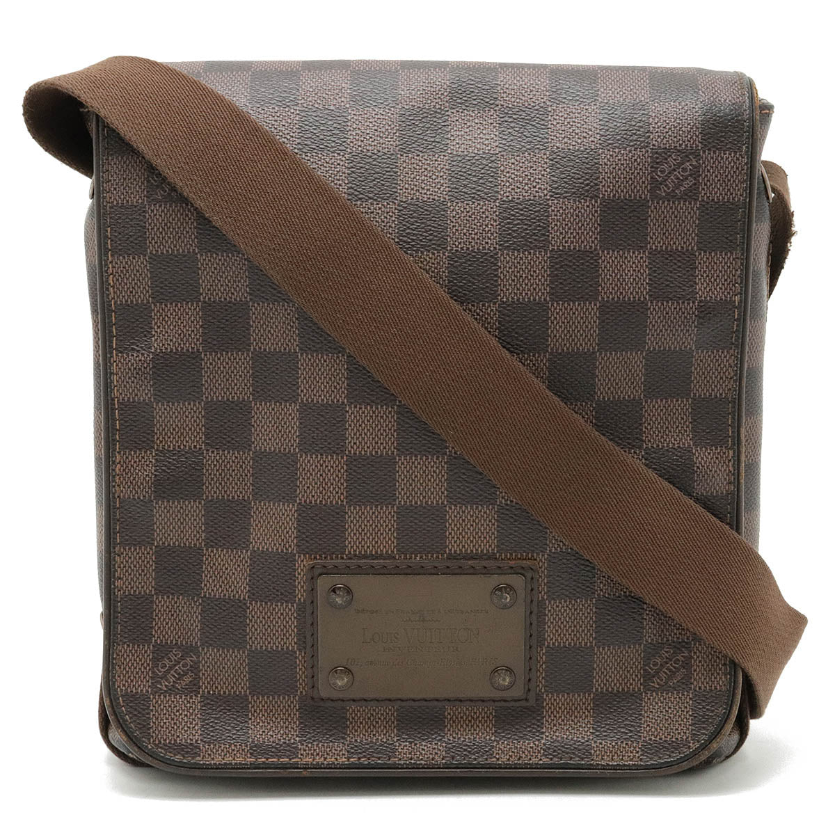 Louis Vuitton Damier Brooklyn PM Shoulder Bag N51210 in Good Condition