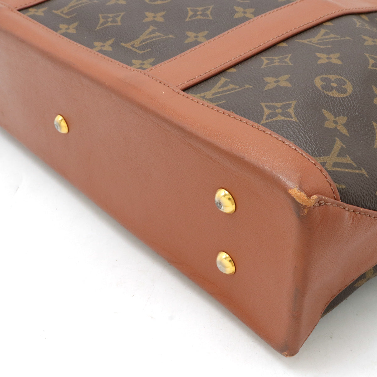 Louis Vuitton Monogram Weekend PM Tote Bag M42425 in Good Condition