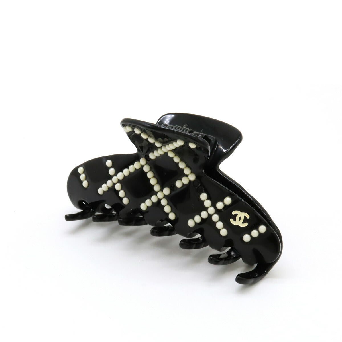 Chanel Matelasse Coco Mark Hair Clip