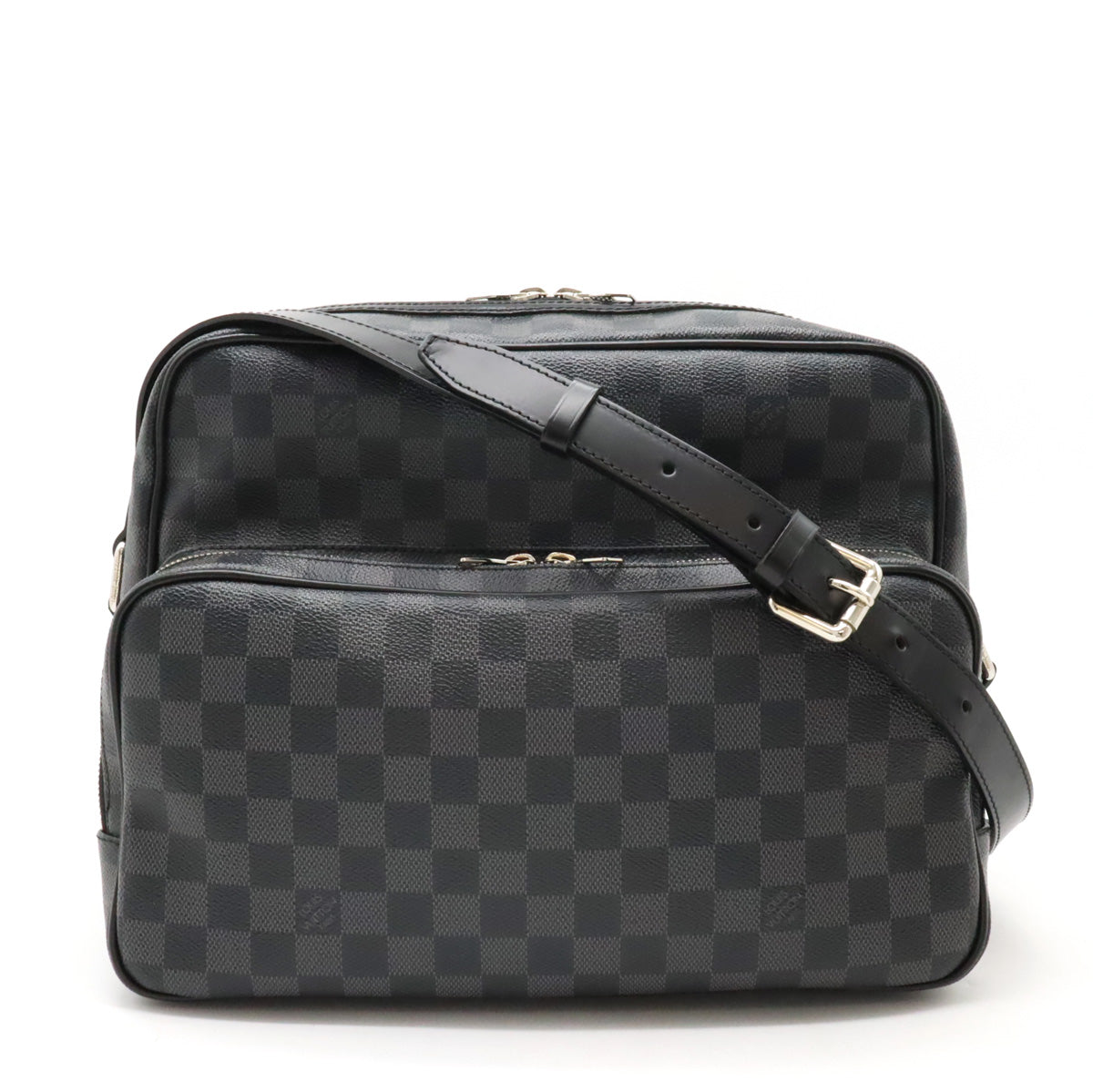 Louis Vuitton Damier Graphite Io Shoulder Messenger Bag N45252 in Very Good Condition