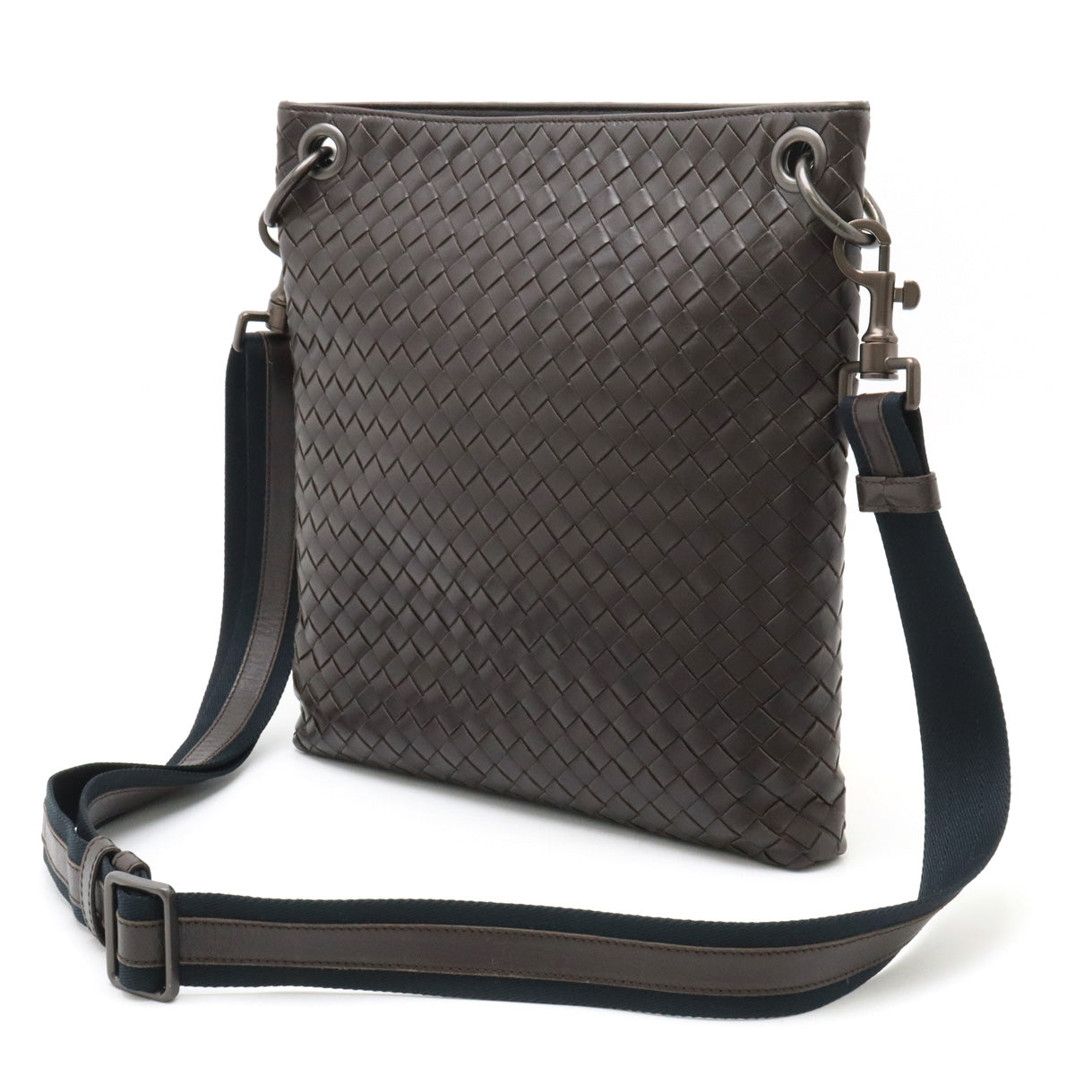 Bottega Veneta Leather Intrecciato Shoulder Bag