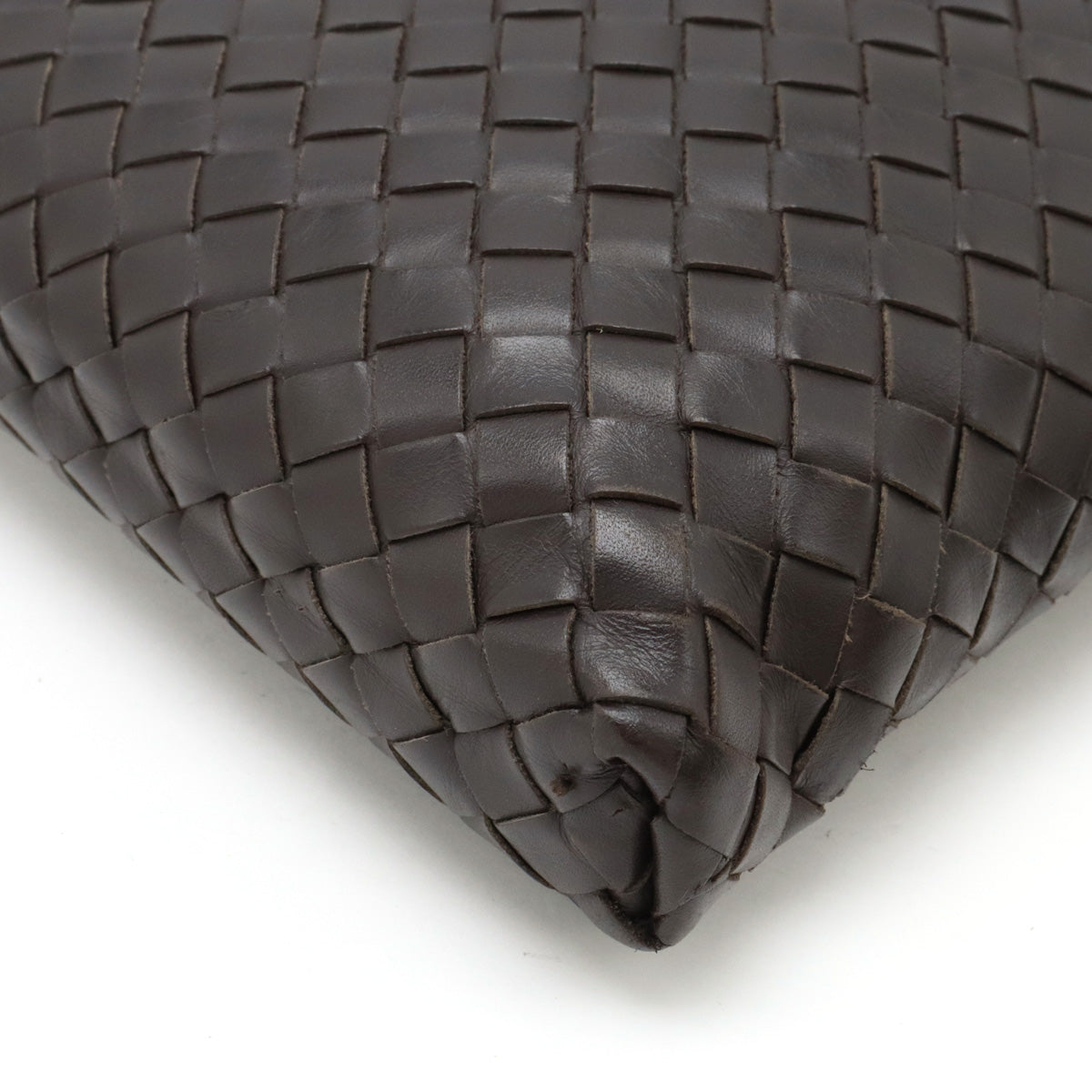 Bottega Veneta Leather Intrecciato Shoulder Bag