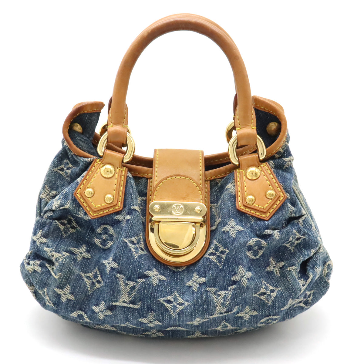 Louis Vuitton Monogram Denim Handbag Blue M95020