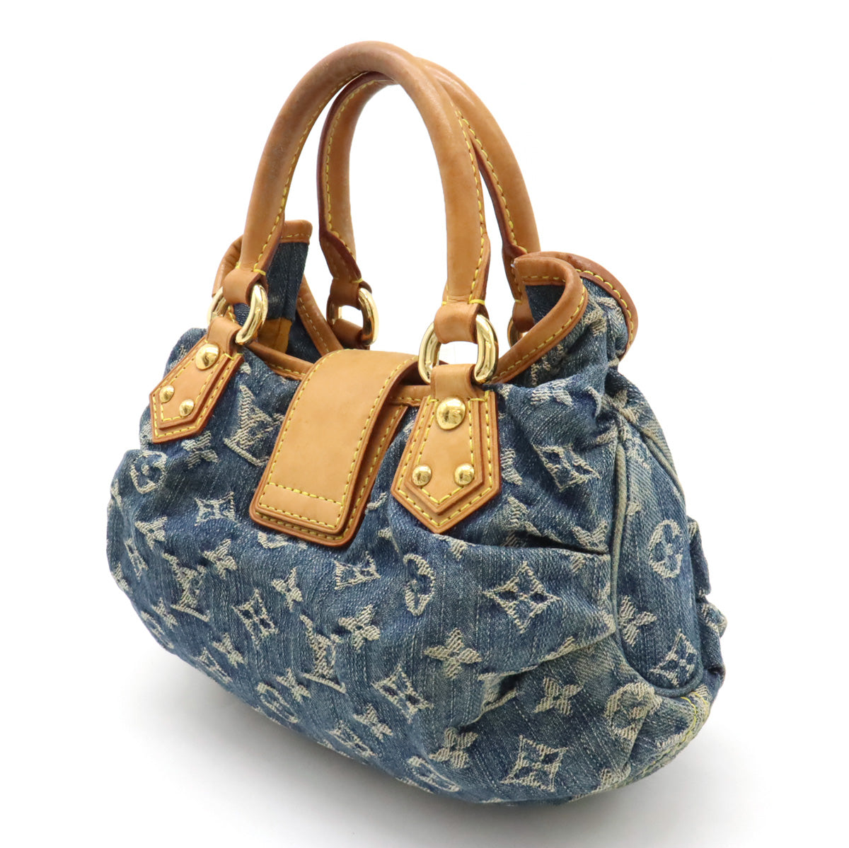 Louis Vuitton Monogram Denim Handbag Blue M95020