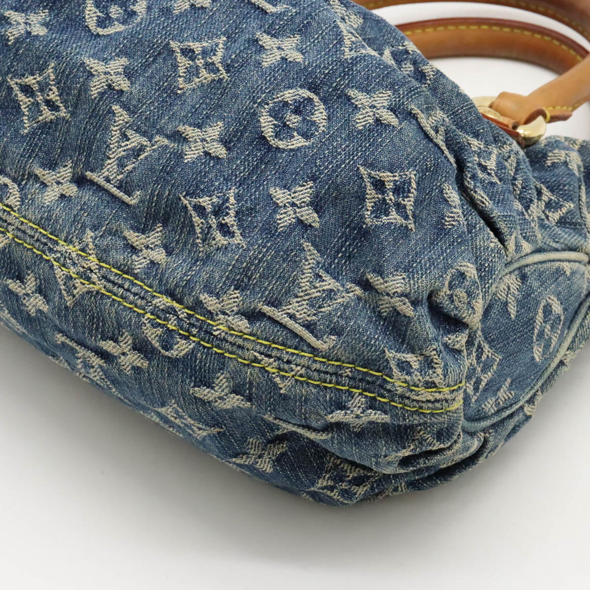 Louis Vuitton Monogram Denim Handbag Blue M95020