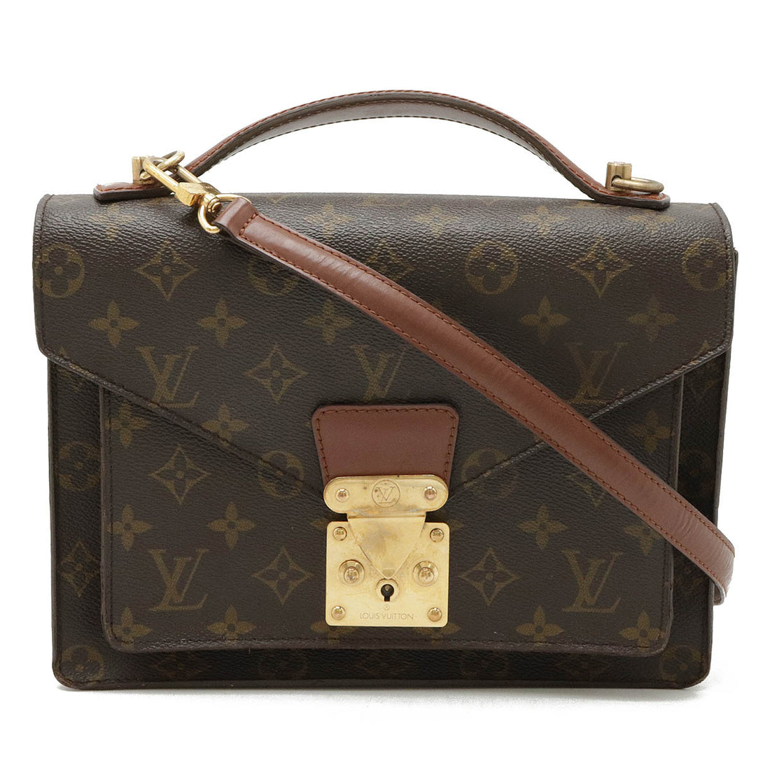 Louis Vuitton Monogram Monceau 26 Handbag M51187