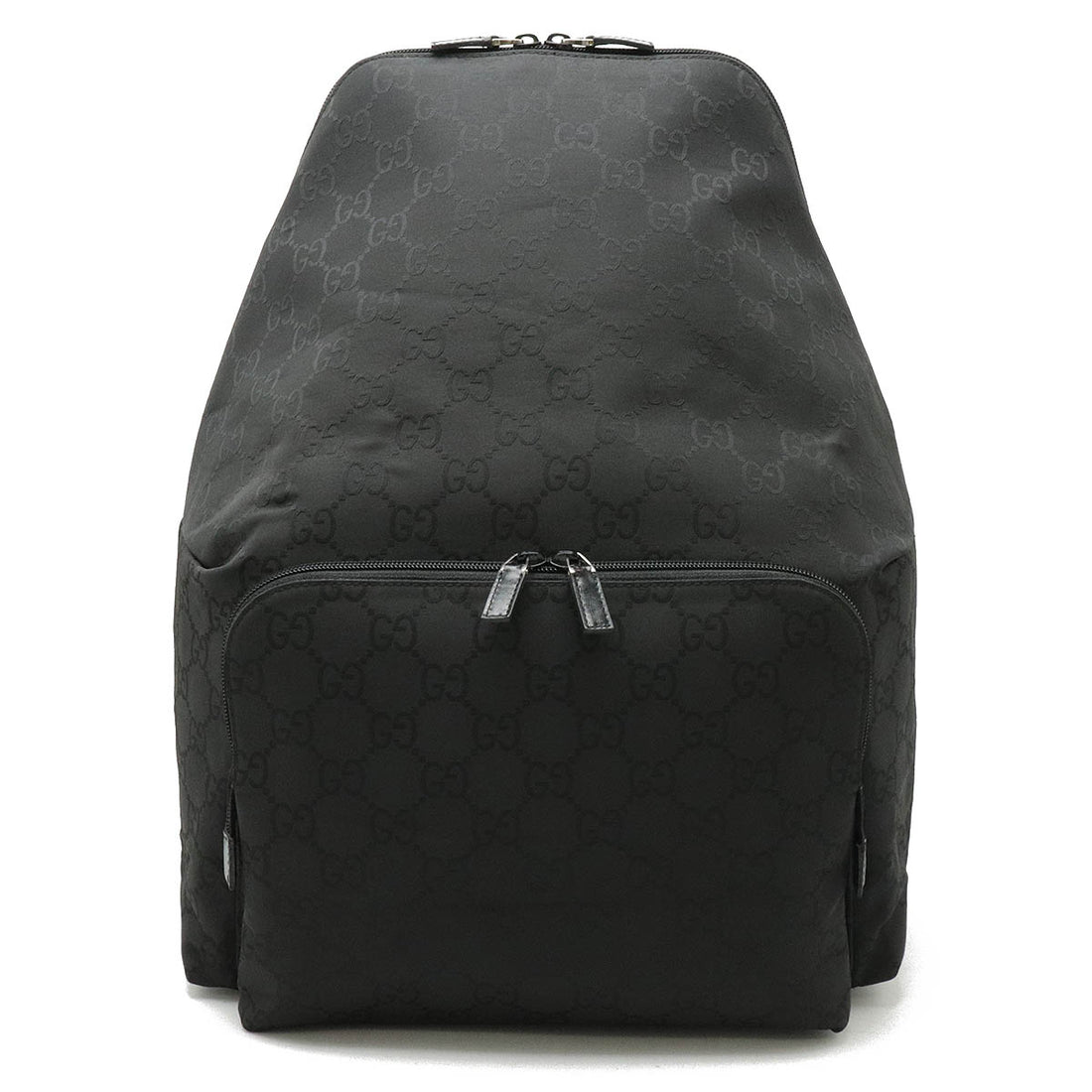 Gucci Nylon Leather Backpack Black