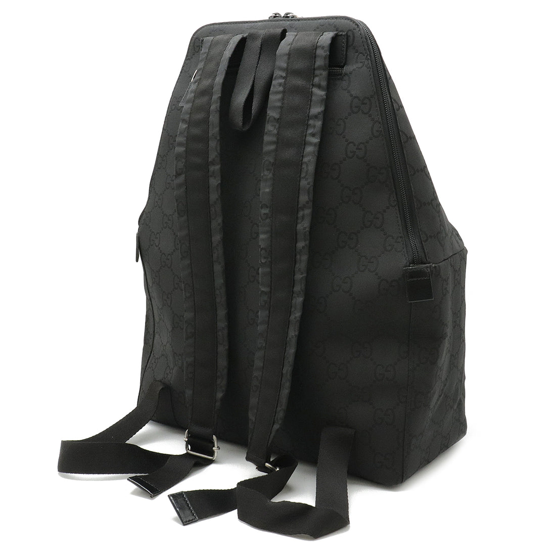 Gucci Nylon Leather Backpack Black