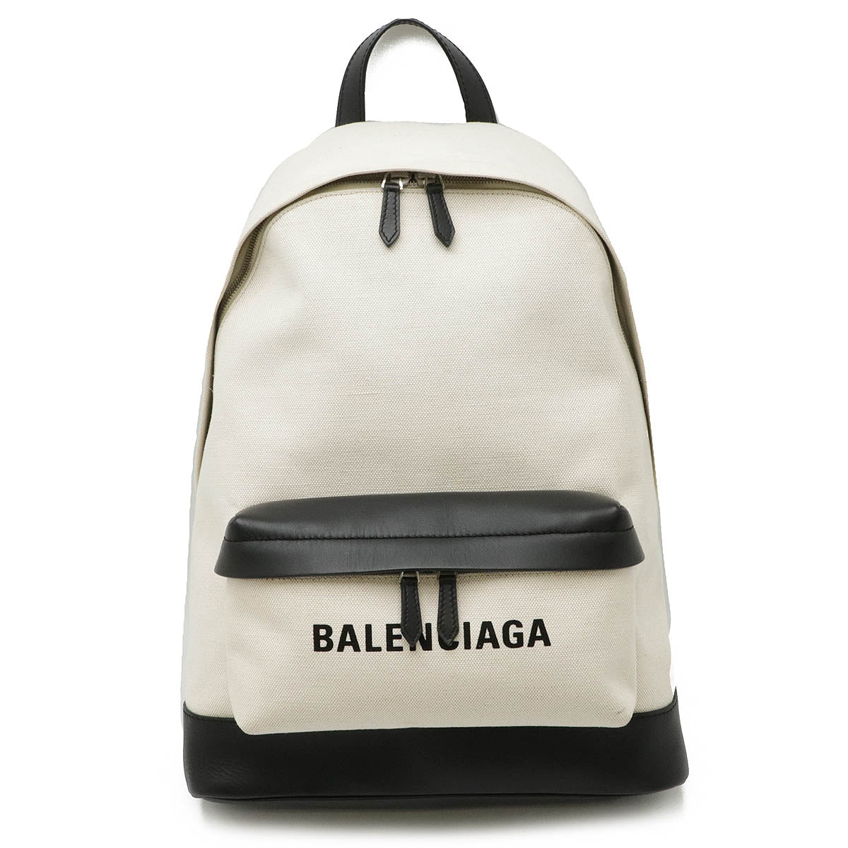 Balenciaga Canvas/Leather Backpack 392007 in Very Good Condition