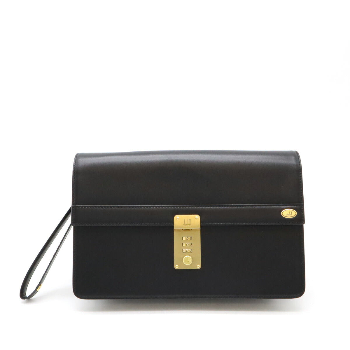 Dunhill Leather Clutch Bag Black