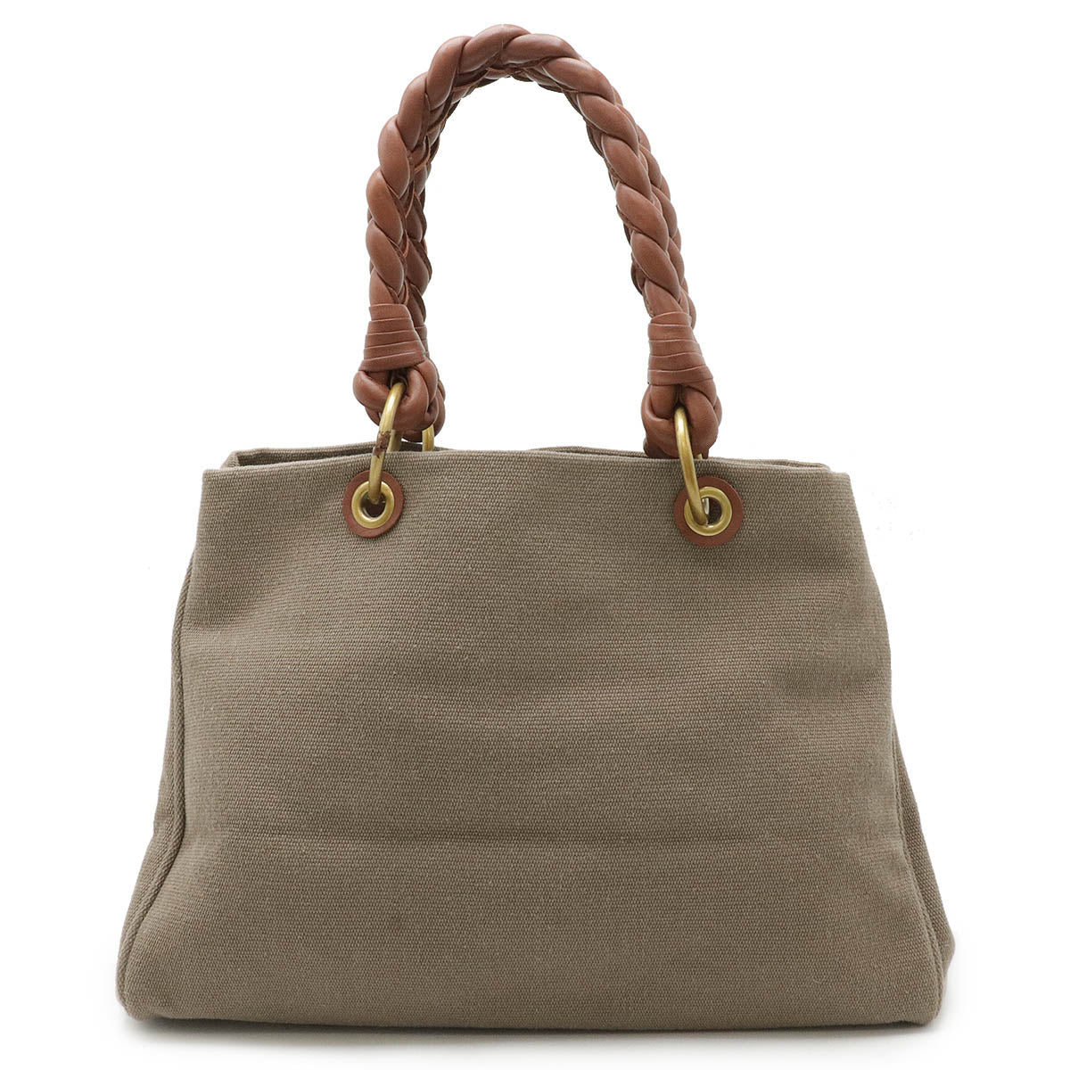 Bottega Veneta Intrecciato Tote Bag Canvas/Leather