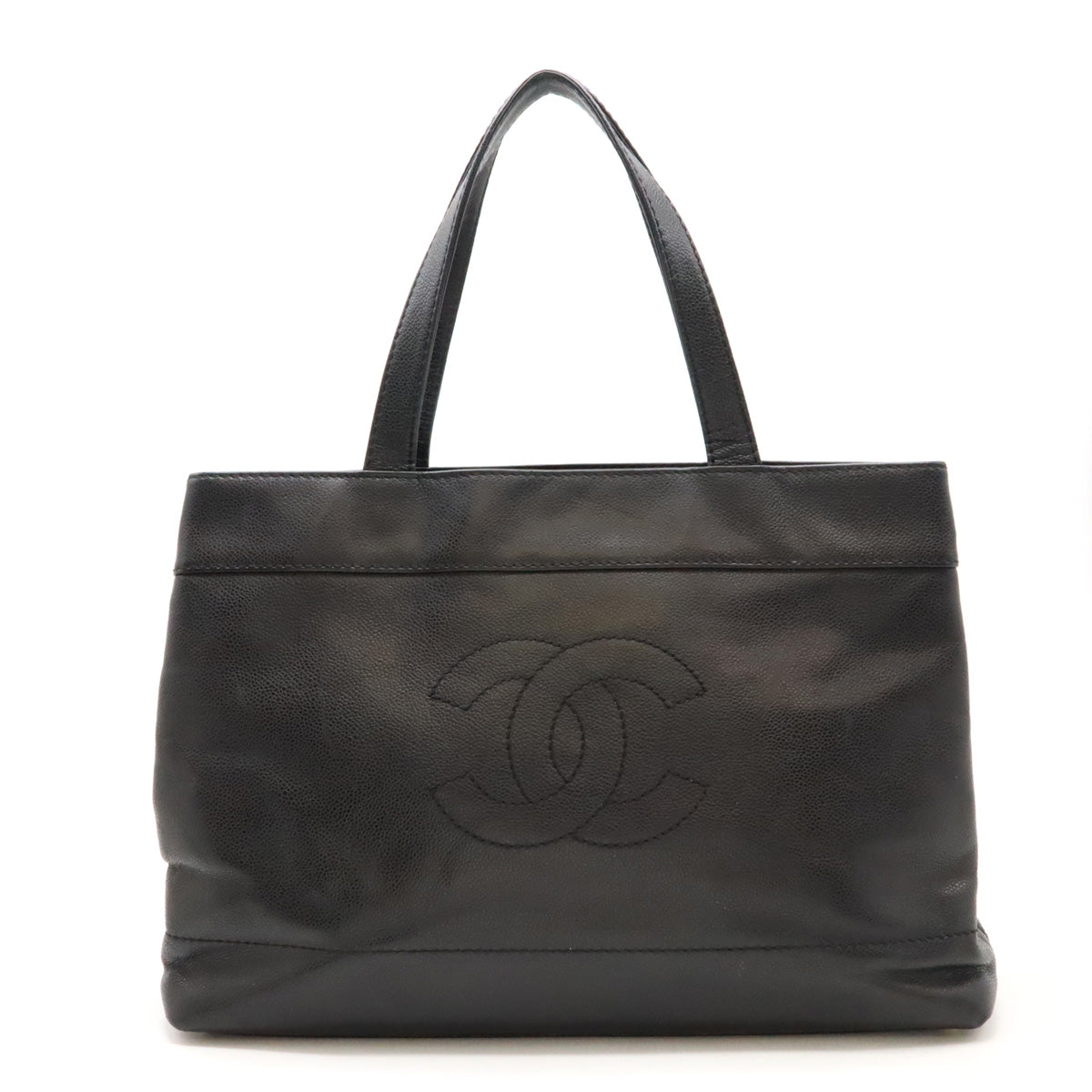 Chanel Caviar Leather Coco Mark Tote Bag