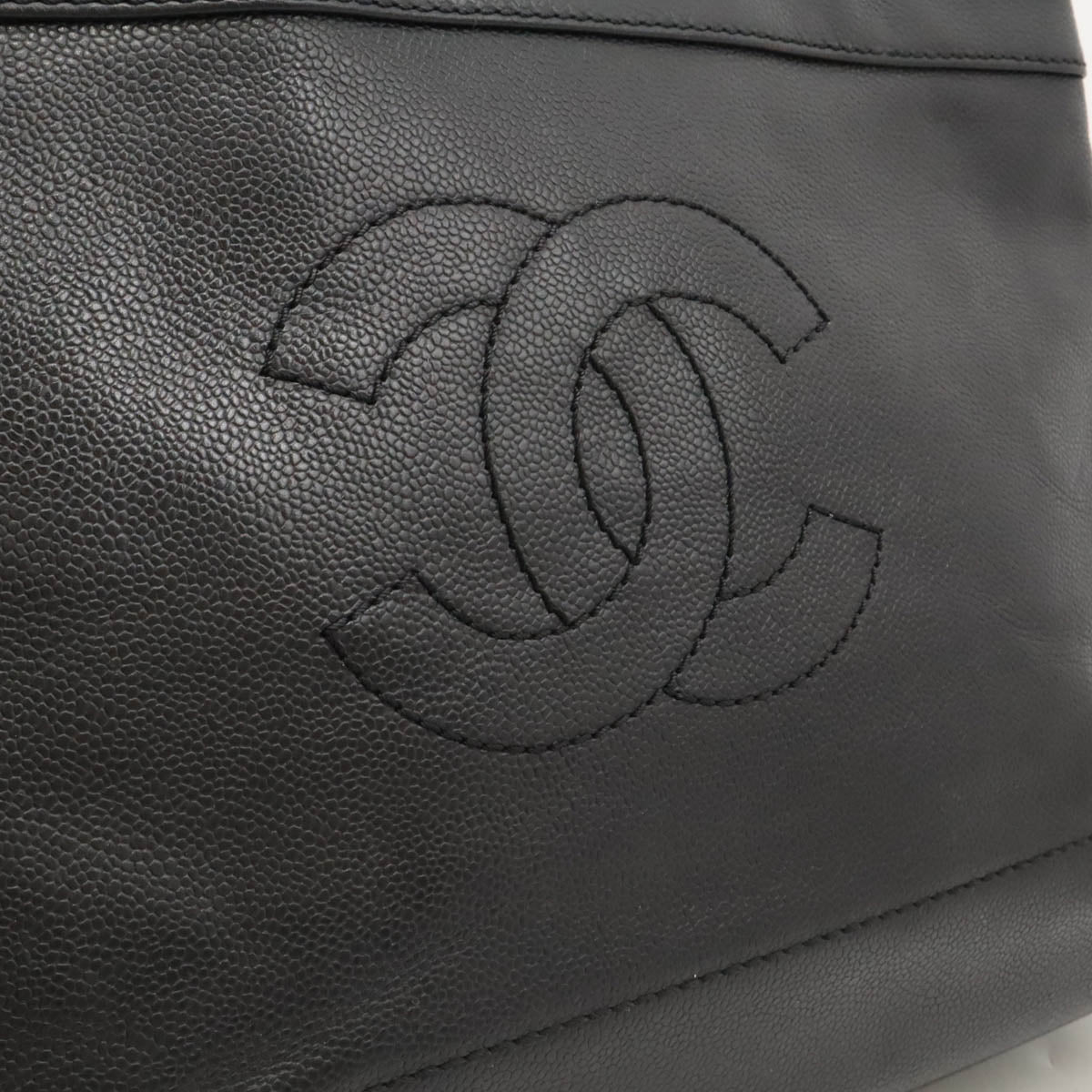 Chanel Caviar Leather Coco Mark Tote Bag