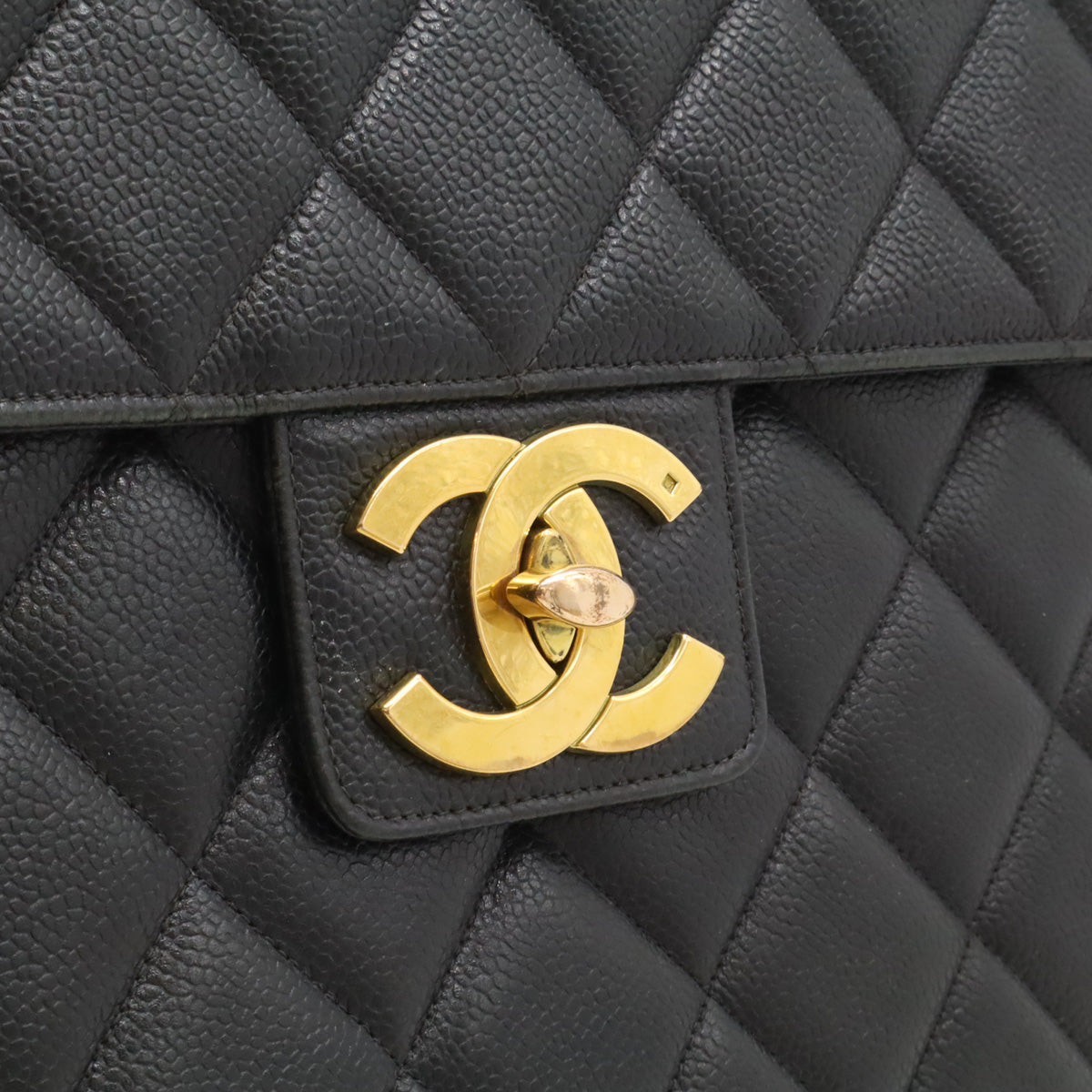 Chanel Caviar Skin Matelasse Business Bag Briefcase