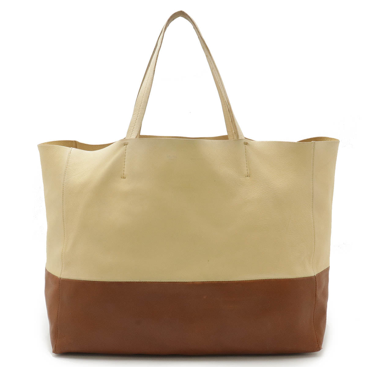 Celine Calf Leather Horizontal Cabas Tote Bag