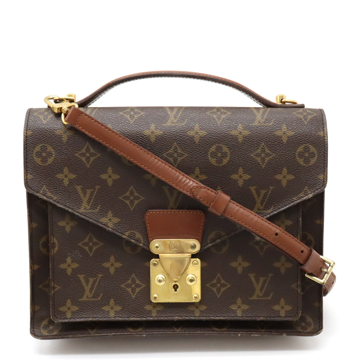 Louis Vuitton Monogram Monceau 28 Handbag M51185