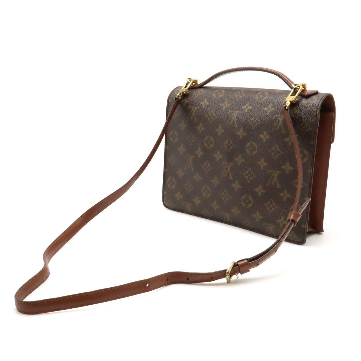 Louis Vuitton Monogram Monceau 28 Handbag M51185