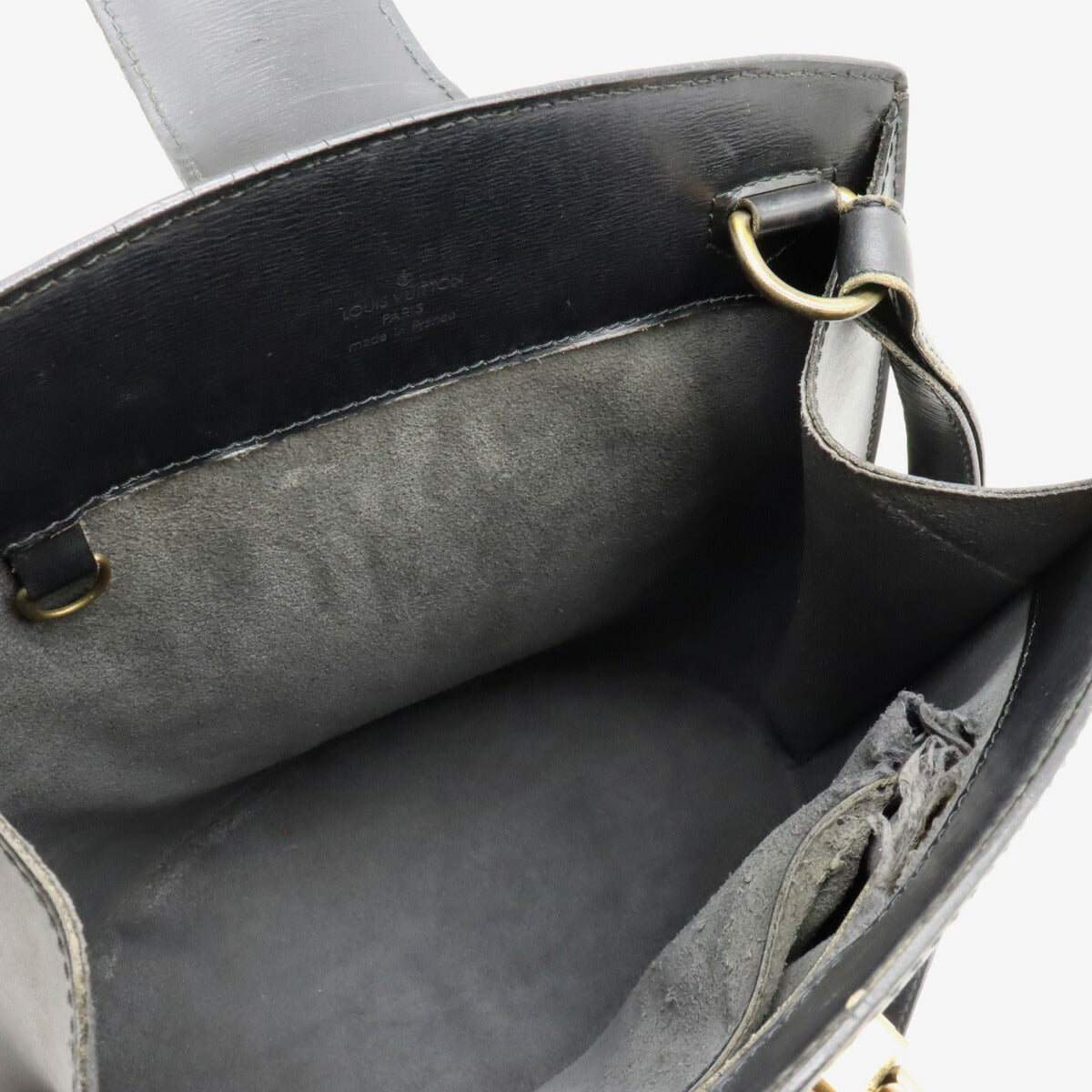 Louis Vuitton Epi Cluny Shoulder Bag Black M52252 in Good Condition