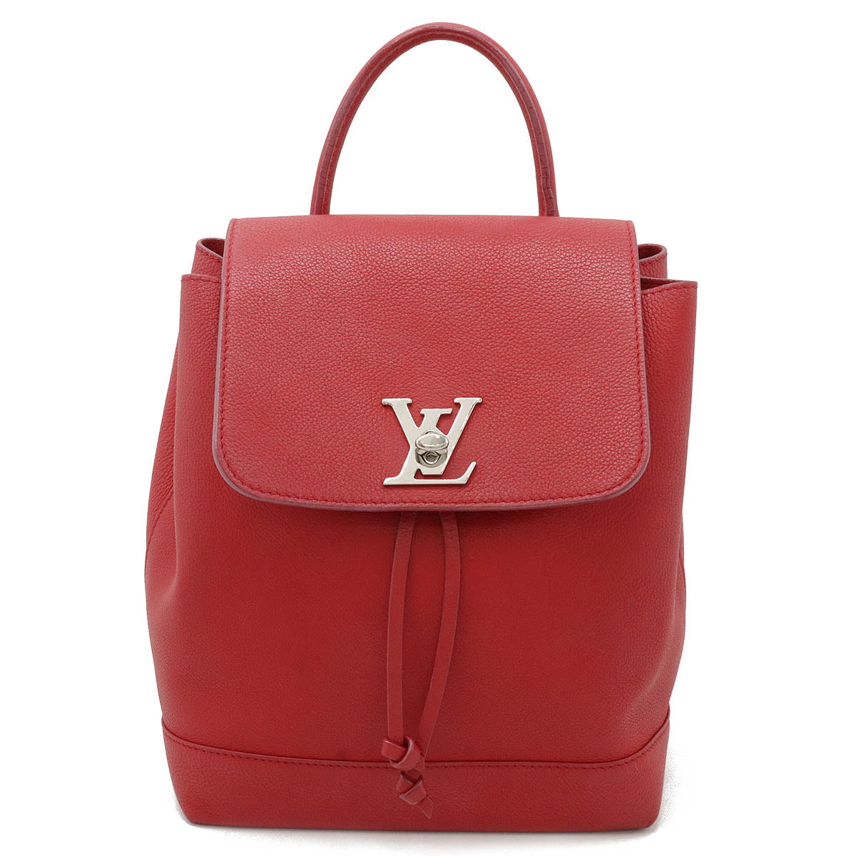 Louis Vuitton Lockme Backpack Red Leather