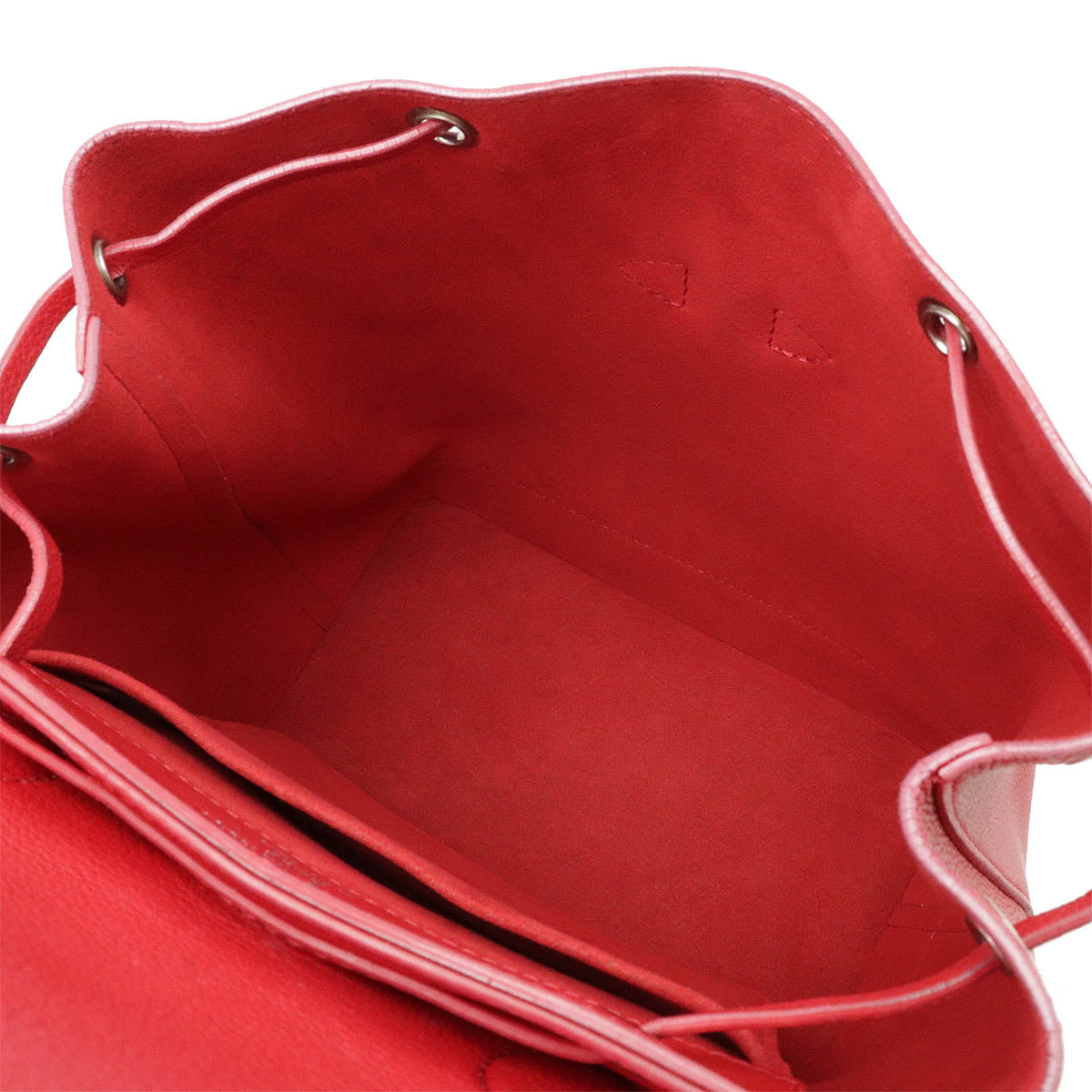 Louis Vuitton Lockme Backpack Red Leather