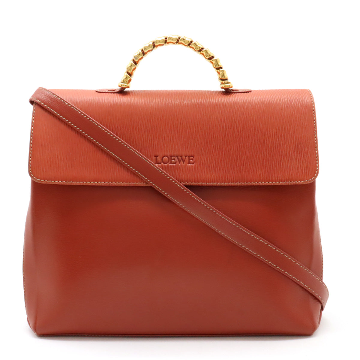 Loewe Leather Velazquez Twist 2WAY Handbag